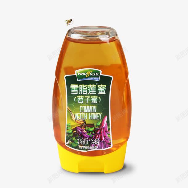 产品实物雪脂莲蜜蜂蜜高清素材 免抠 设计图片 免费下载 页面网页 平面电商 创意素材 png素材 莲素材